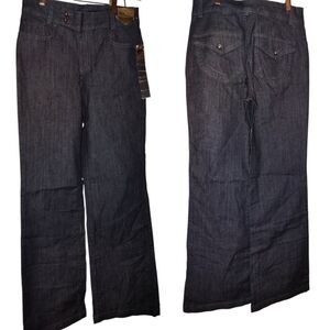Nine West Vintage Slimming Jeans. Y2K. See yourself slimmer line High Waist dark